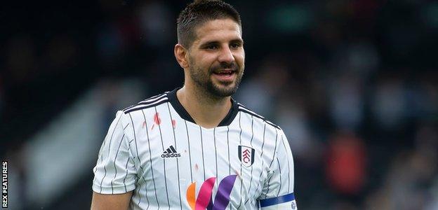 Aleksandar Mitrovic in action for Fulham