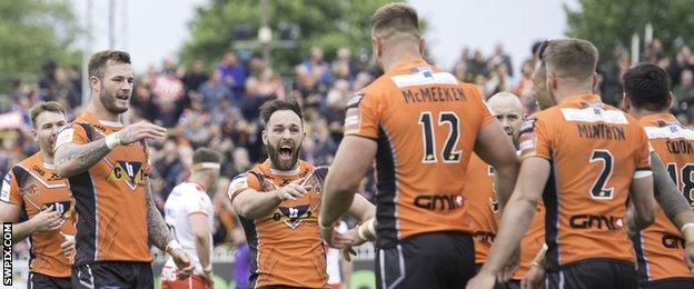 Castleford celebrate