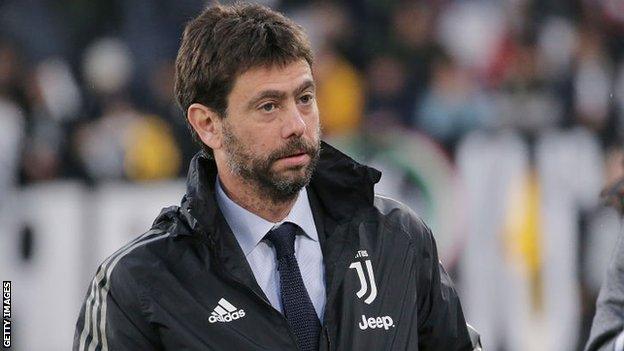 Juventus chairman Andrea Agnelli