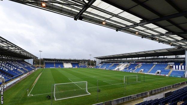 A general view of the Weston Community Homes Stadium