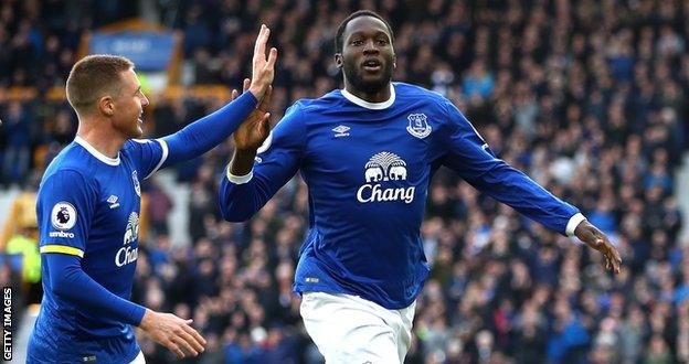 Everton duo Ross Barkley and Romelu Lukaku