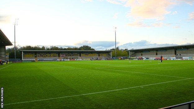 The Pirelli Stadium, home to Burton Albion