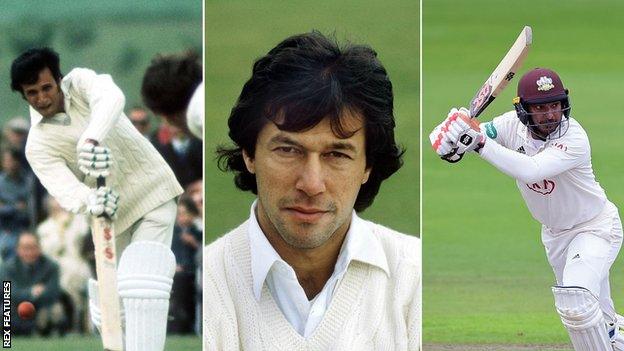 Asif Iqbal, Imran Khan, Kumar Sangakkara