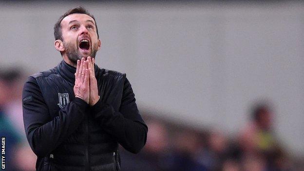 Stoke boss Nathan Jones shows his frustrations