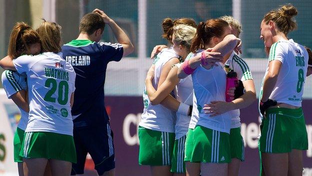 Ireland's women were unable to regroup from the agony of their defeat by China on Thursday