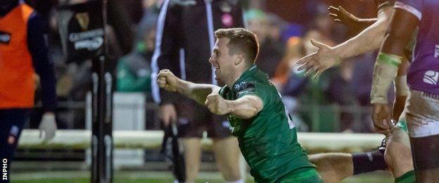 Jack Carty scored 10 points off the bench for Connacht