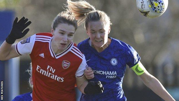 Chelsea v Arsenal in Women's Super League