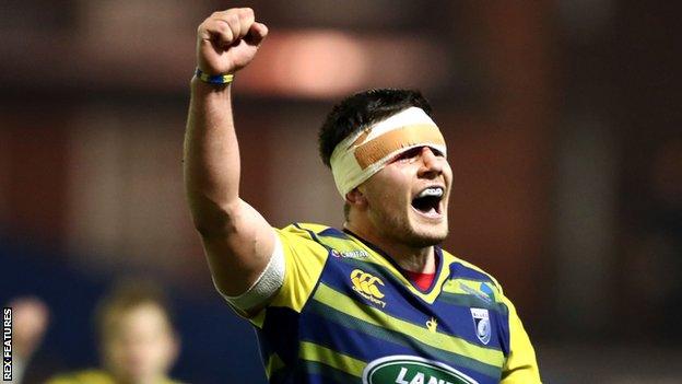 Ellis Jenkins was part of the Cardiff Blues side that won the 2018 European Challenge Cup