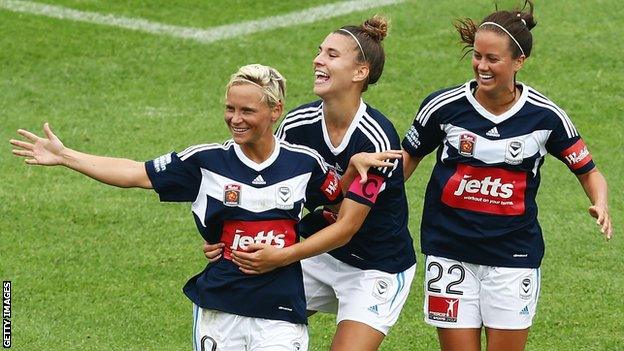 Jess Fishlock had two previous loan spells in Australia with Melbourne Victory