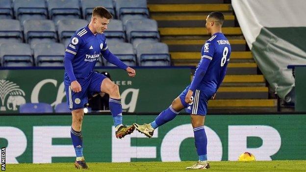 Harvey Barnes and Youri Tielemans