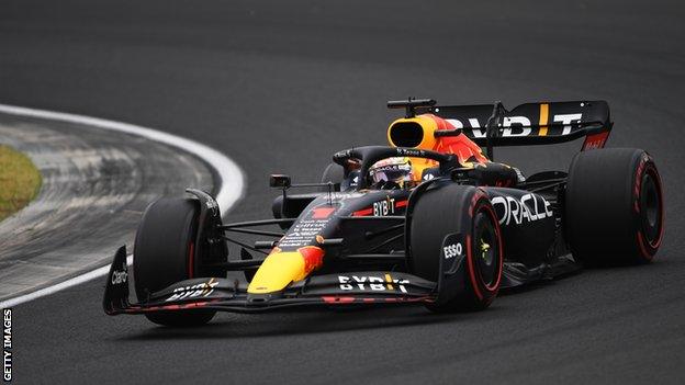 Championship leader Max Verstappen in the Red Bull