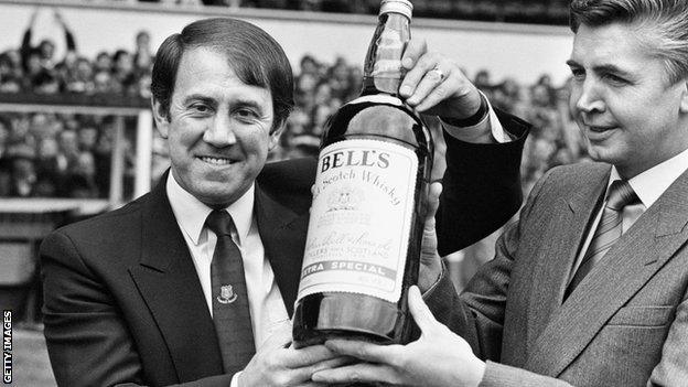 Howard Kendall led Everton to two First Division titles, as well as an FA Cup triumph and European Cup Winners' Cup win