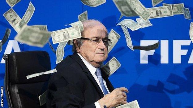 Sepp Blatter reigned as Fifa president from 1998