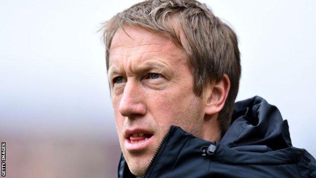 Brighton head coach Graham Potter