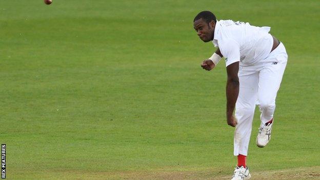 Hampshire seam bowler Keith Barker