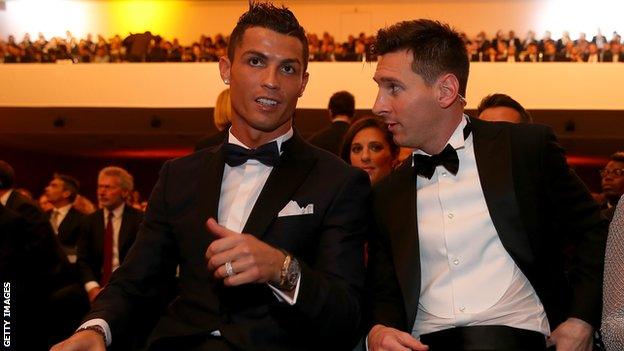 Cristiano Ronaldo and Lionel Messi