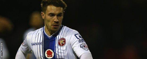 Walsall striker Tom Bradshaw