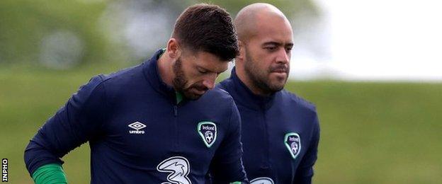 Keiren Westwood (left) and Darren Randolph