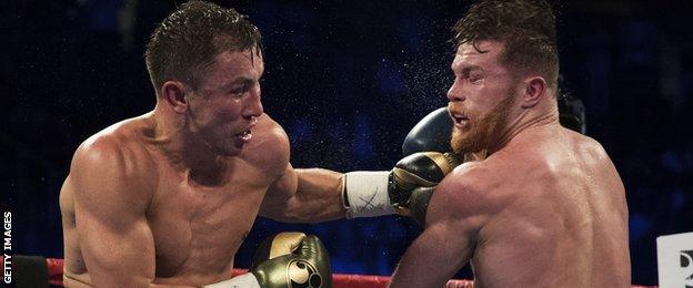 Gennady Golovkin and Saul Alvarez