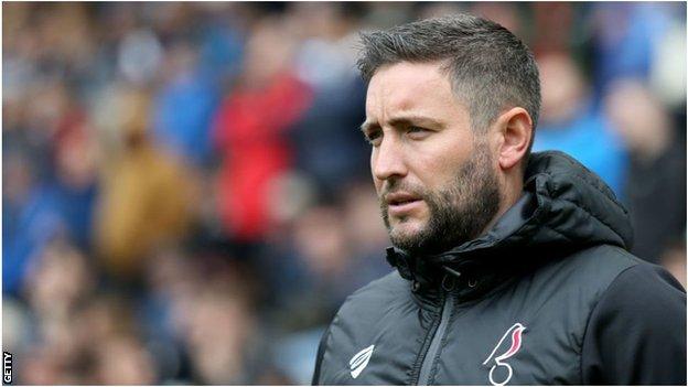 Bristol City manager Lee Johnson