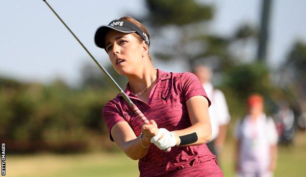 English women's golf player Georgia Hall