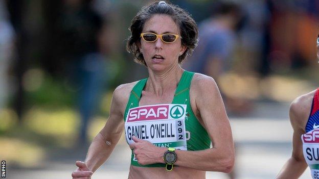 Gladys Ganiel in action at the 2018 European Championships in Berlin