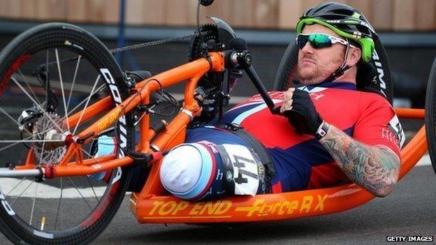 Clive Smith took part in the Invictus games