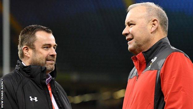 Martyn Phillips and Wayne Pivac