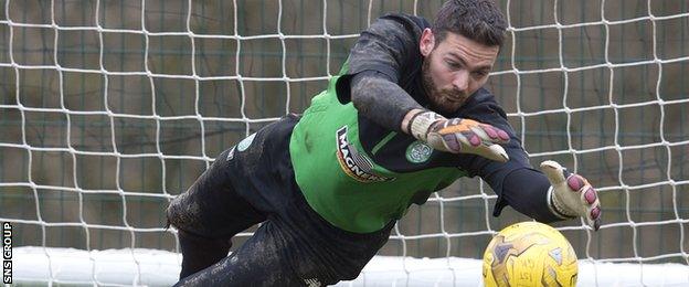 Celtic goalkeeper Craig Gordon