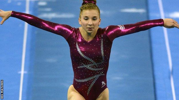 GB gymnast Kelly Simm
