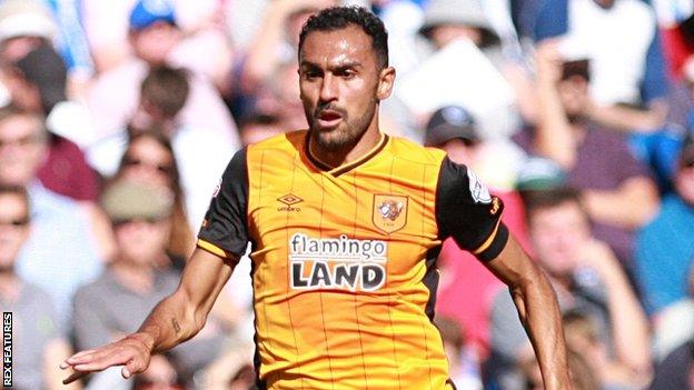 Hull City full-back Ahmed Elmohamady