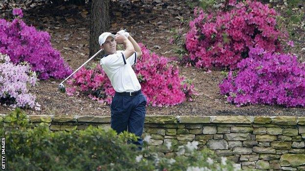 13th hole at Augusta National