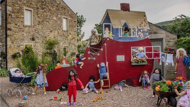 Kettlewell scarecrow festival 2015