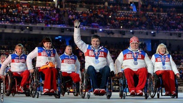 Russian team at Sochi 2014