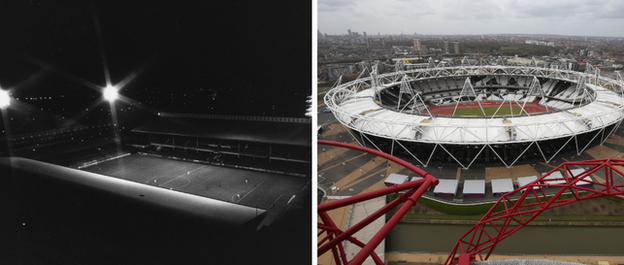 Boleyn Ground v Olympic Stadium