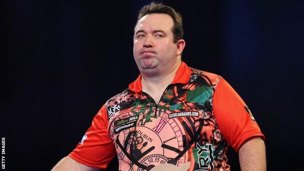 Fermanagh darts player Brendan Dolan