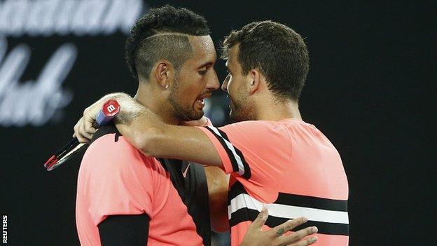 Kyrgios and Dimitrov