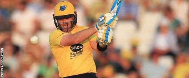 Ian Bell in T20 action for Birmingham Bears