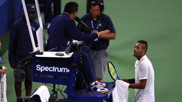 Nick Kyrgios (right)