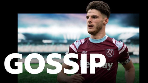 Declan Rice gossip graphic