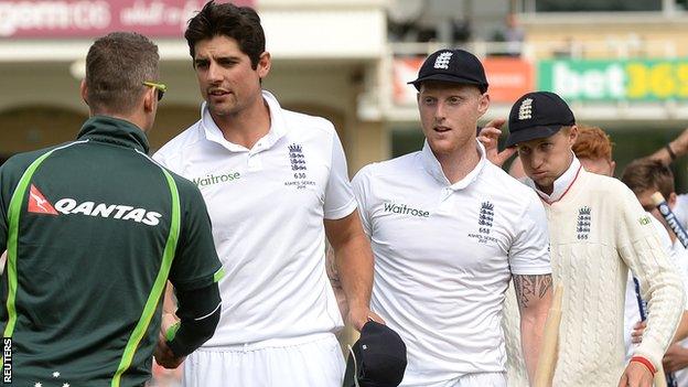 Michael Clarke and Alastair Cook