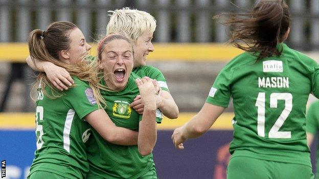 Yeovil Town delayed confirmation of their Women's Super League relegation with victory at nearest rivals Everton.