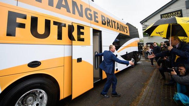 Tim Farron, leader of the Liberal Democrats, campaigning in Kingston and Surbiton