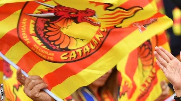 Catalans Dragons flag