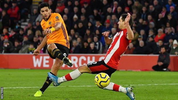 Raul Jimenez (left)