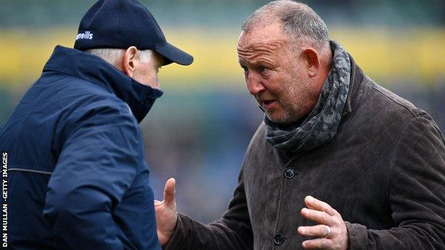 Alan Solomons (left) will work with Steve Diamond for the rest of the season before taking his retirement