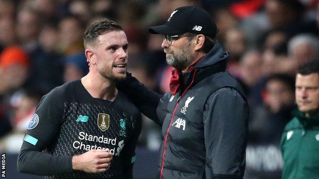 Jurgen Klopp (right) and Jordan Henderson