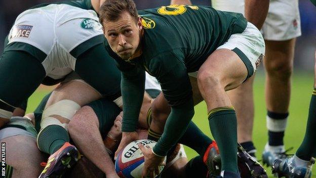 Ivan van Zyl in action for South Africa