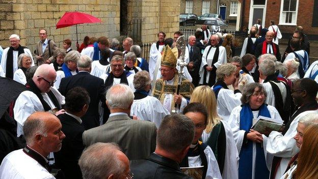 Bishop of St Edmundsbury, the Right Reverend Martin Seeley