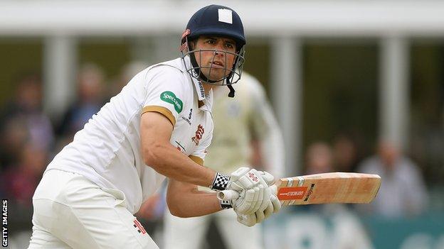 Alastair Cook in action for Essex